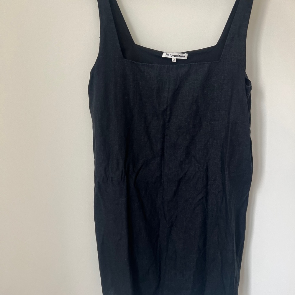 Reformation Black Mini Dress